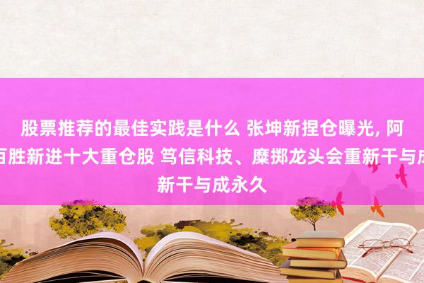 股票推荐的最佳实践是什么 张坤新捏仓曝光, 阿里、百胜新进十大重仓股 笃信科技、糜掷龙头会重新干与成永久