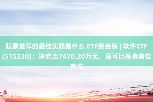 股票推荐的最佳实践是什么 ETF资金榜 | 软件ETF(515230)：净流出7470.20万元，居可比基金首位