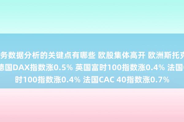 财务数据分析的关键点有哪些 欧股集体高开 欧洲斯托克50指数开盘涨0.5% 德国DAX指数涨0.5% 英国富时100指数涨0.4% 法国CAC 40指数涨0.7%