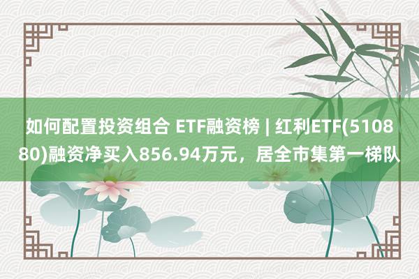 如何配置投资组合 ETF融资榜 | 红利ETF(510880)融资净买入856.94万元，居全市集第一梯队